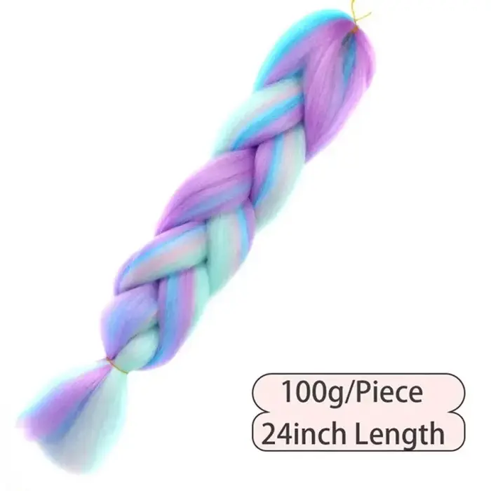 Tresses synthétiques longues de 24 pouces