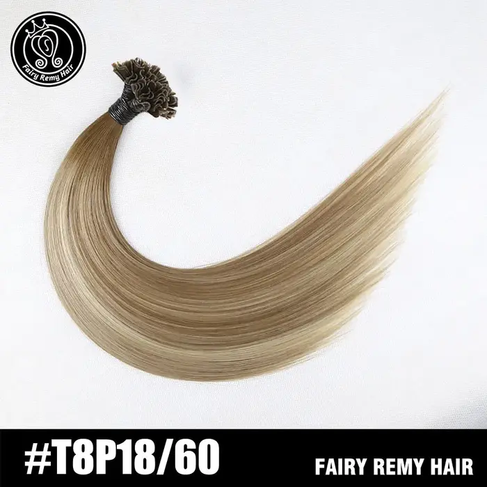 Extensions de cheveux humains Remy pré-collés