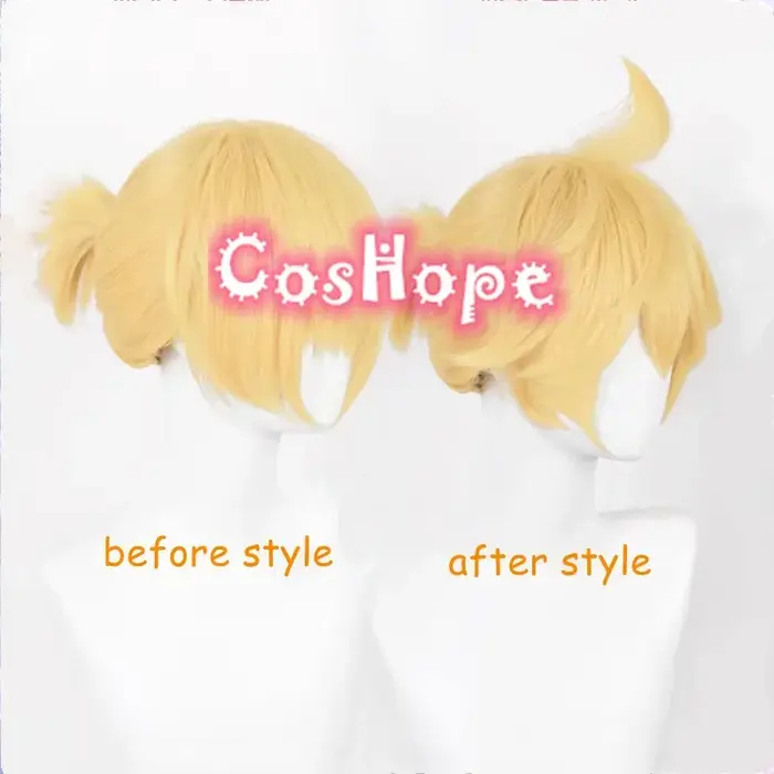Len Cosplay perruque 30 cm