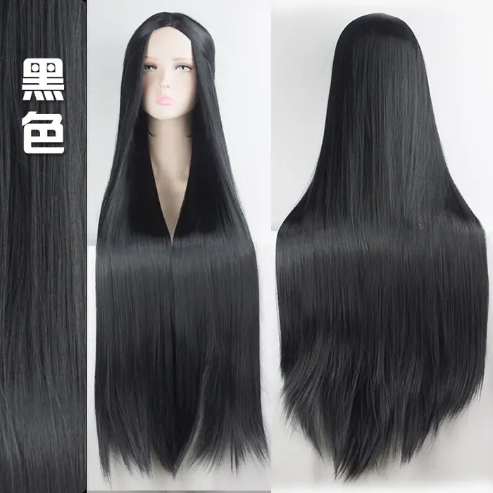 100 cm cosplay perruque longue HSIU fibre haute température perruques synthétiques Cosplay perruques