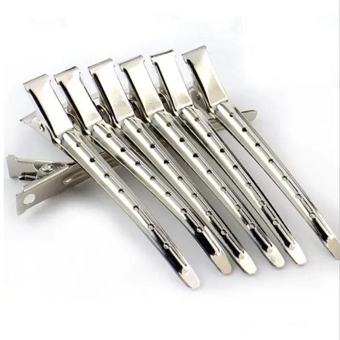 Clips de soins capillaires en acier inoxydable, 5 pièces, outils de coiffure