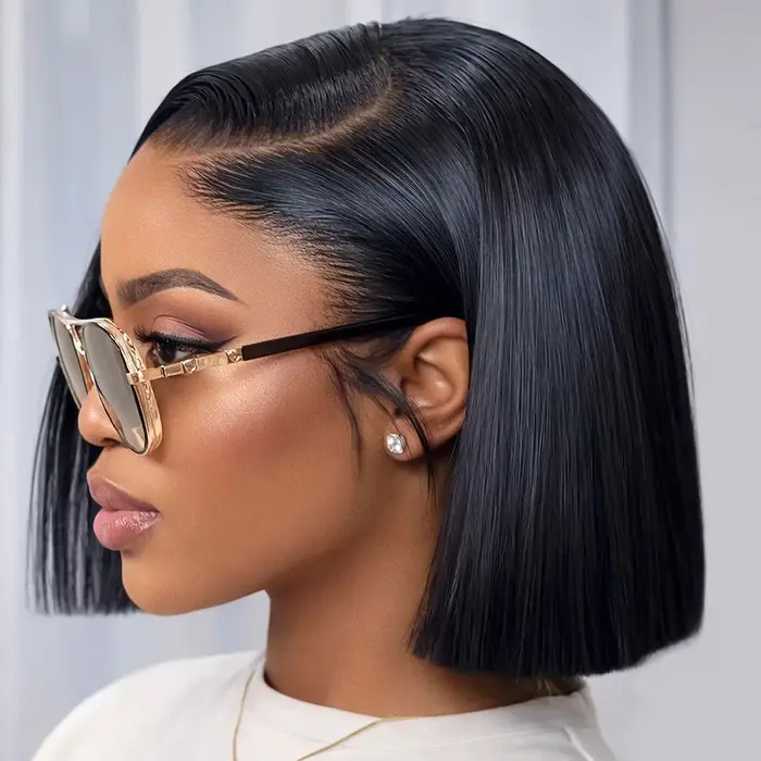 Perruques Lace Frontal 13x6 et 13x4 en Cheveux Humains 100% Naturels, Densité 250-300, Perruque Sans