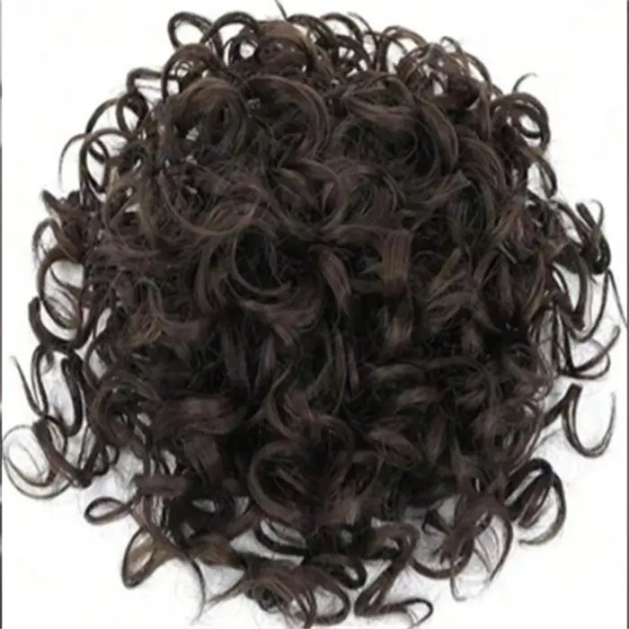 Afro bouffée cordon queue de cheval crépus bouclés cheveux synthétiques chignon Extensions à clipser postiches pour les femmes usage quotidien de fête