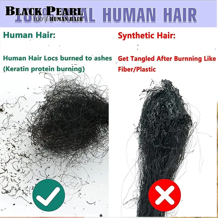 Extensions de dreadlocks en cheveux humains