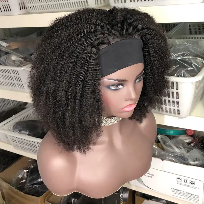 Bandeau perruque Afro crépus bouclés