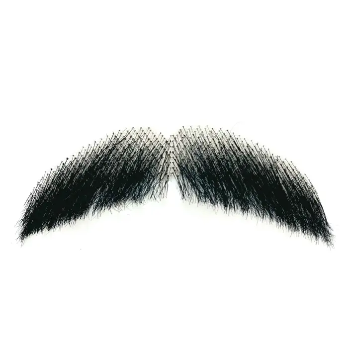 Wigundle barbe homme fait à la main vrais cheveux fausse barbe moustache fantaisie synthétique Invis
