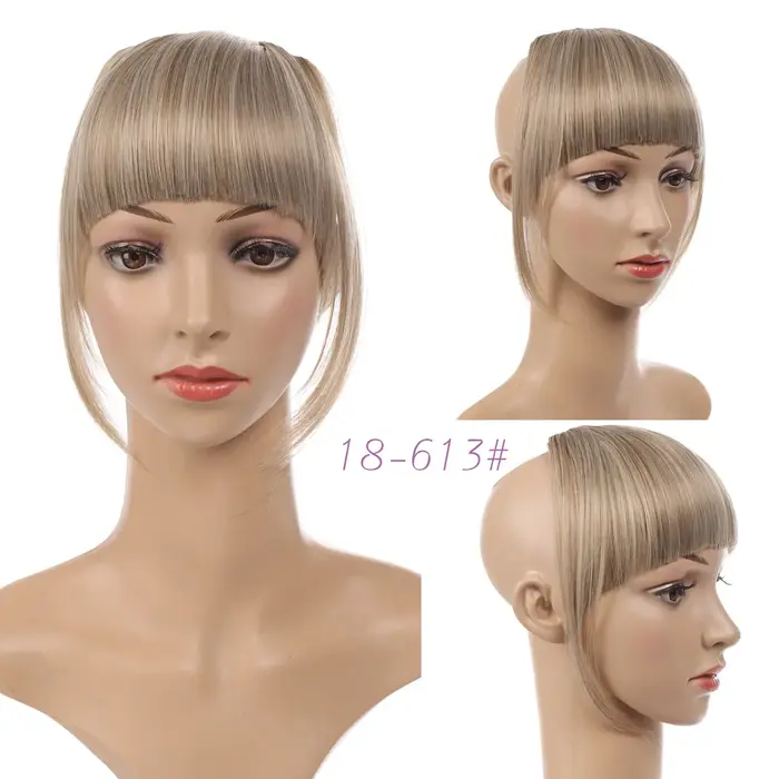 Allahefy-Extensions de Cheveux à Frange Noire