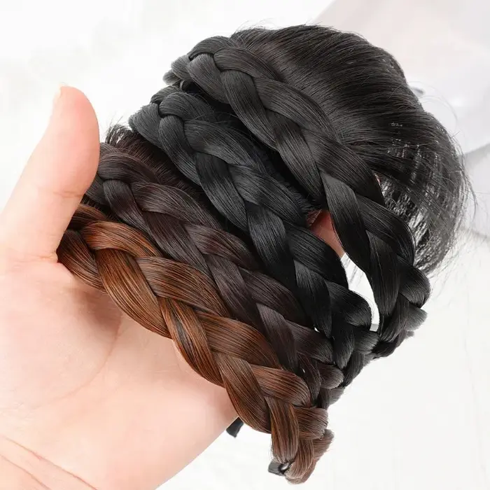 Nouveau faux cheveux bandeau perruque frange bandeau Extension de cheveux femmes filles Clips dans l'extension de cheveux accessoires de cheveux postiche Clips