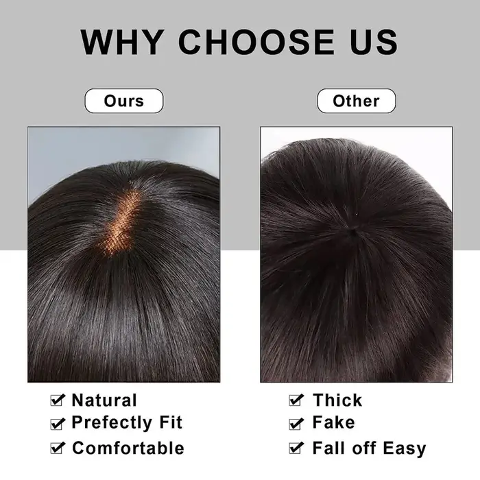 Perruque Brésilienne de Cheveux Naturels Crépus et Bouclés