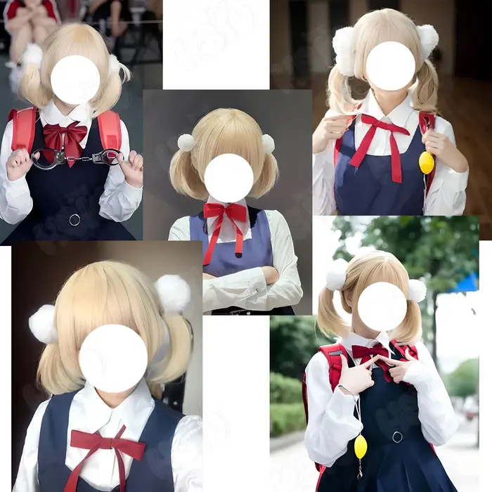 Shigure Ui-Perruque de Cosplay en Fibre Synthétique Ultraviolette