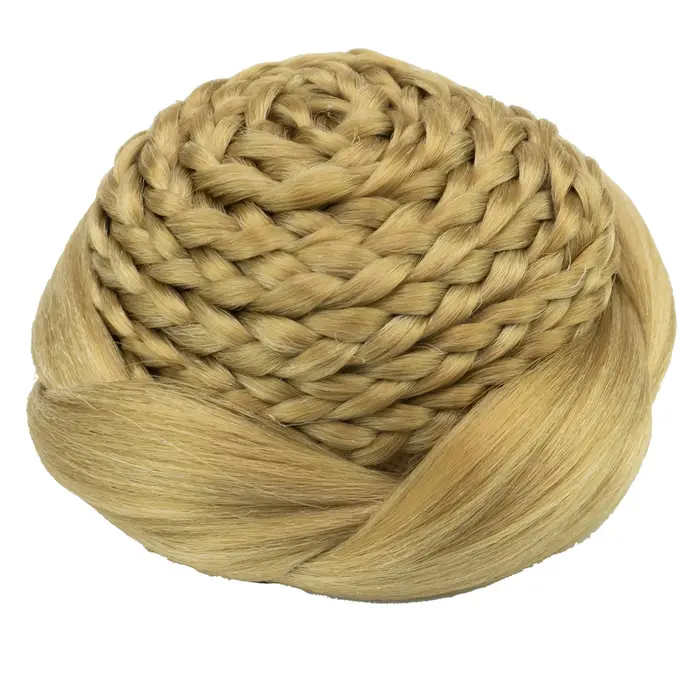 Cheveux synthétiques tressés Chignon danseur couverture de cheveux beignet postiches chouchous Chignon Afro bouffant chignons pour les femmes