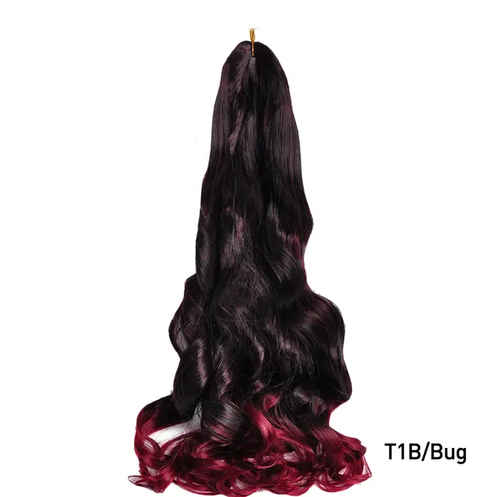 Extensions de cheveux synthétiques pour tresses