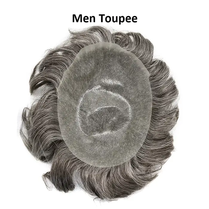 Prothèse capillaire pour homme en PU ultra-fin 0