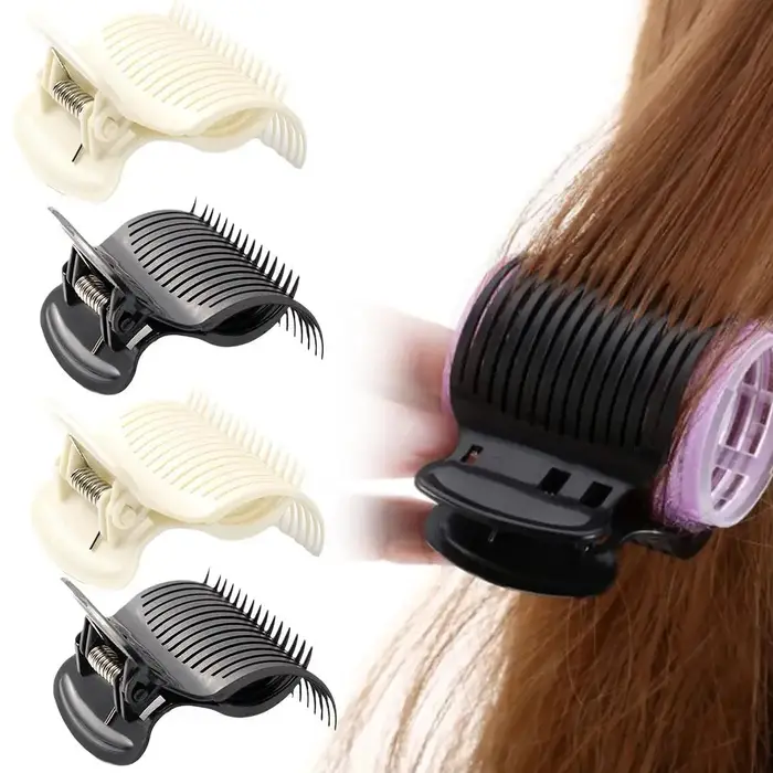 12 pièces/ensemble pince à cheveux pour rouleaux sans chaleur