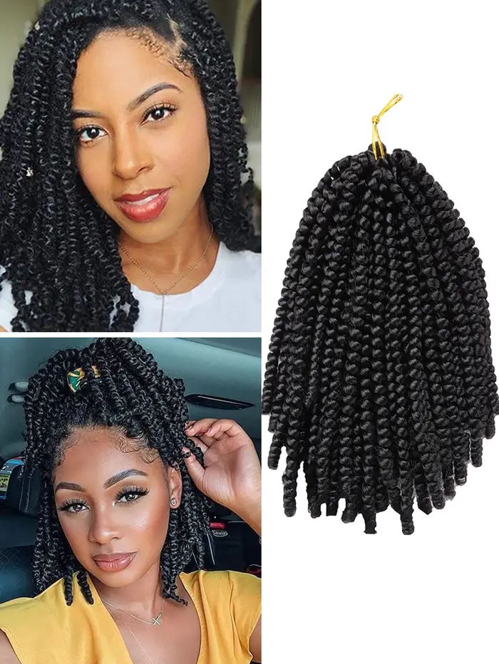 Extensions de tresses synthétiques pour femmes noires
