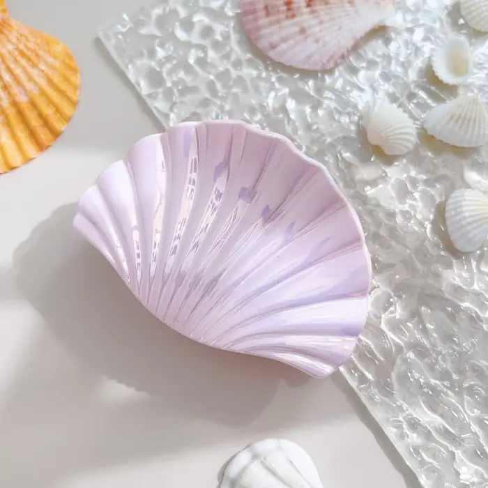 Pinces à cheveux en PVC pour femmes, grand dégradé, Design de coque, mode plage, Style vacances, acc