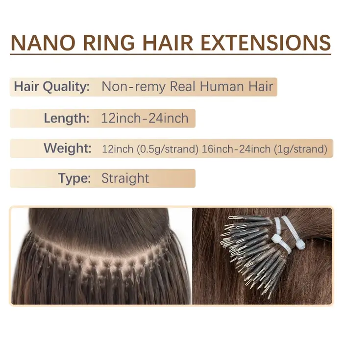 MRS HAIR-Microrings pour extensions de cheveux