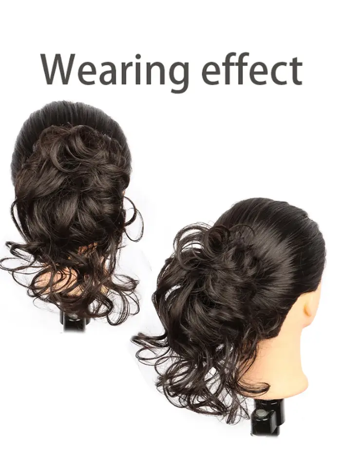 Chignon synthétique désordre