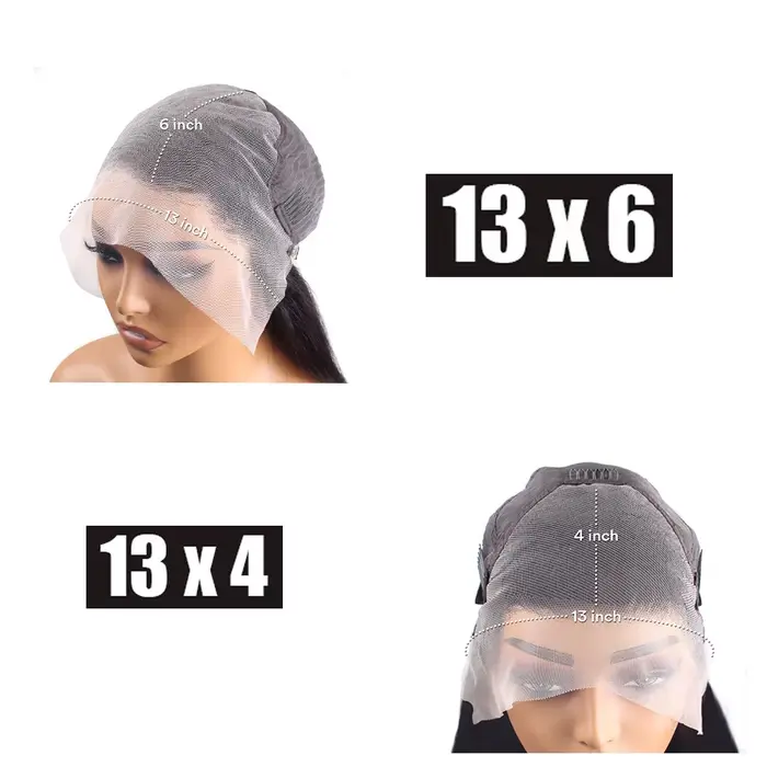 VARRUG − Perruque naturelle, avec bonnet en dentelle, cheveux bouclés, couleur blond miel 27, 13x4, 