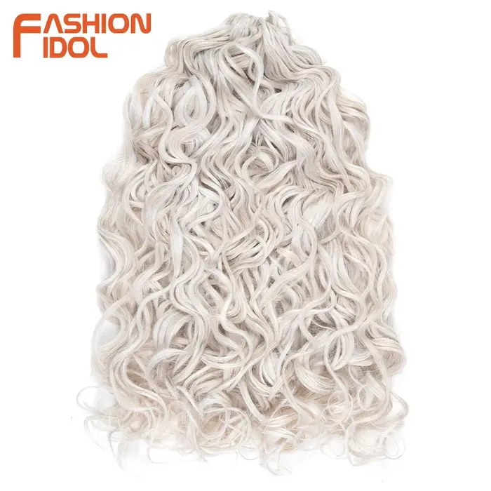 FASHION IDOL Angelina Hair – Extensions de cheveux synthétiques bouclés Euphoria de 24 pouces