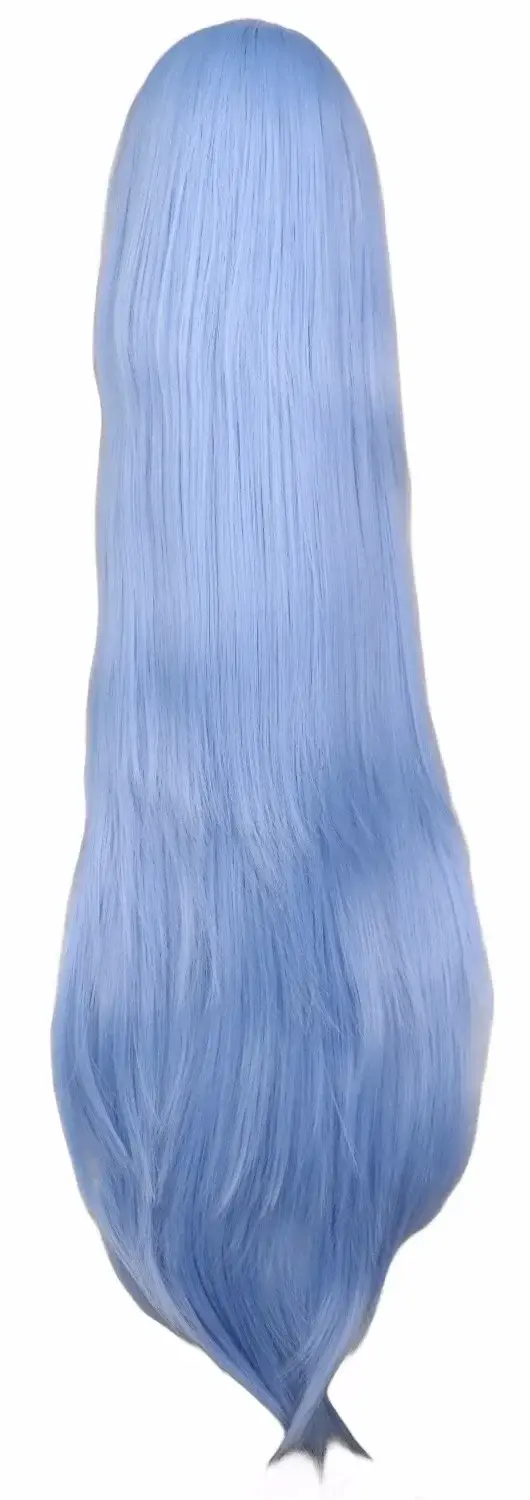 Perruque Cosplay Synthétique Longue et Lisse pour Homme et Femme
