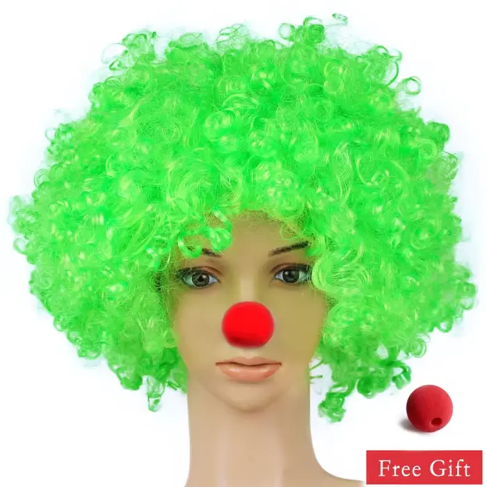 Perruque de Clown colorée