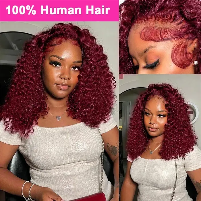 Perruque Bob Lace Frontal Wig Remy naturelle