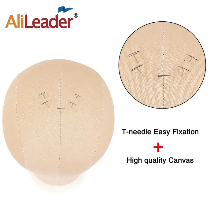 Alileader-Perruque de tête de mannequin de nuit en toile