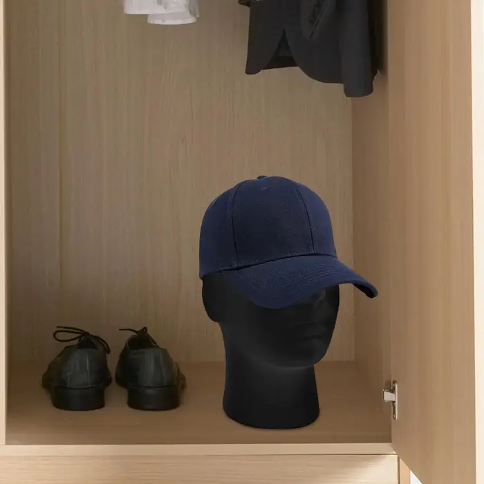 Tête de Mannequin en mousse de velours noir