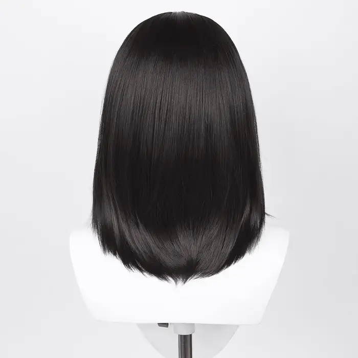 Perruque Bob noire pour femmes et hommes