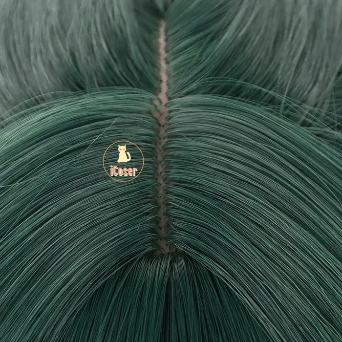 Maomao Cosplay perruque Anime l'apothicaire journaux vert foncé cheveux longs bleu arc chapeaux Kusuriya pas de Hitorigoto Halloween femmes