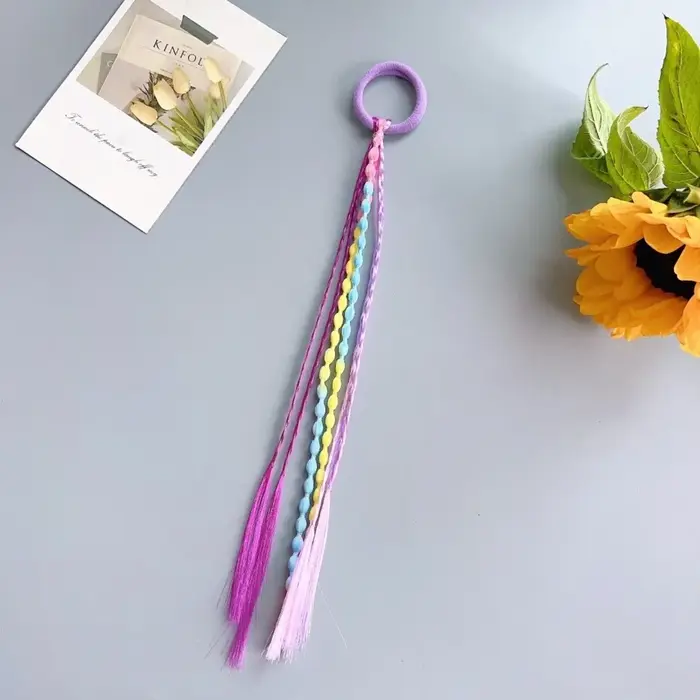 Extensions de cheveux colorées