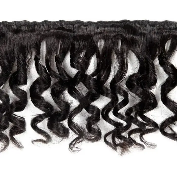 Mèches Brésiliennes Naturelles Bouclées avec Closure, Cheveux Humains, Rebondissants, 4x4, 3 Lots