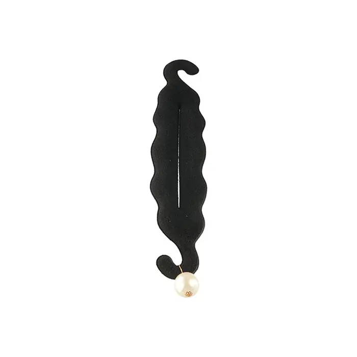 Perle coiffure torsion fabricant cheveux disque beignet facile grand anneau