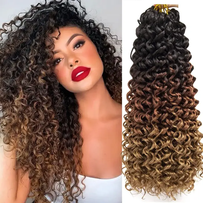 18 "GoGo Curl Crochet cheveux pour les femmes noires plage