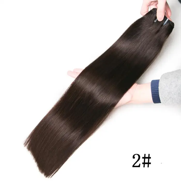 Tissage en lot naturel Remy européen 100% naturel, cheveux blonds, Double trame dessinée, Extension