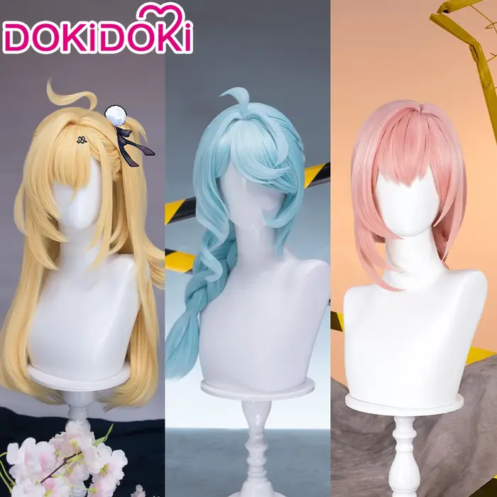 Perruque Seed Tsukishiro Yanagi Cissia Grace Howard Game Zenless Zone Zero DokiDoki ZZZ pour femme
