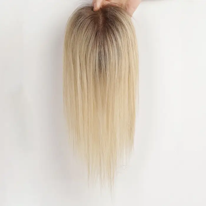 Toppers blonds à clips pour femmes