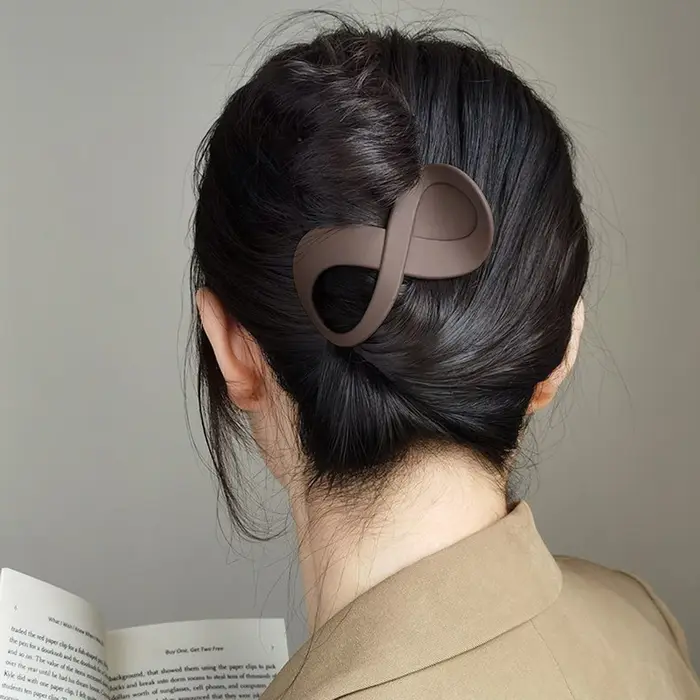 Pince à cheveux tendance PC Simple en forme de 8