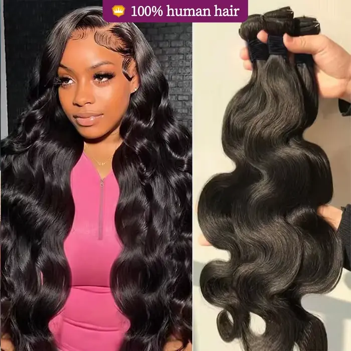 Body Wave Tissage Humain Hair 12-32 pouce
