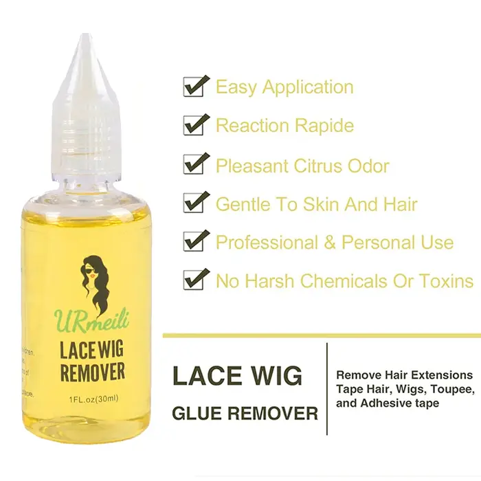 4 pièces accessoire de perruque colle de perruque avant de dentelle, Spray de fusion de liaison de d