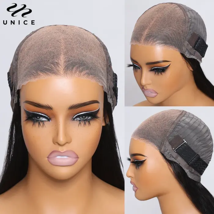 Perruque Lace Front Wig naturelle ondulée-UNice Hair, cheveux humains, Body Wave, 7x5, pre-cut, sans