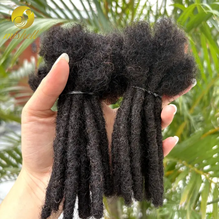 Extensions de dreadlocks en cheveux humains 100% naturels