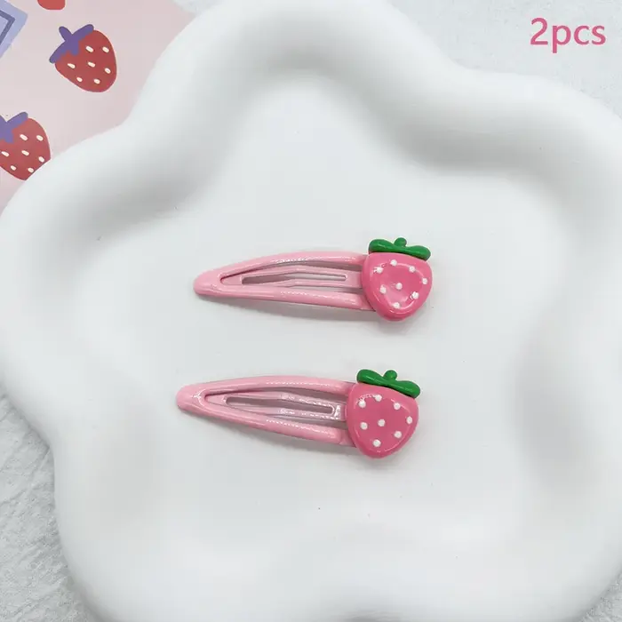 Pinces à cheveux pour filles, pinces à pression BB, accessoires pour cheveux, 2 pièces, pinces à che
