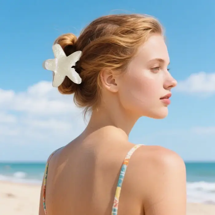 Pinces à cheveux étoile de mer été pince