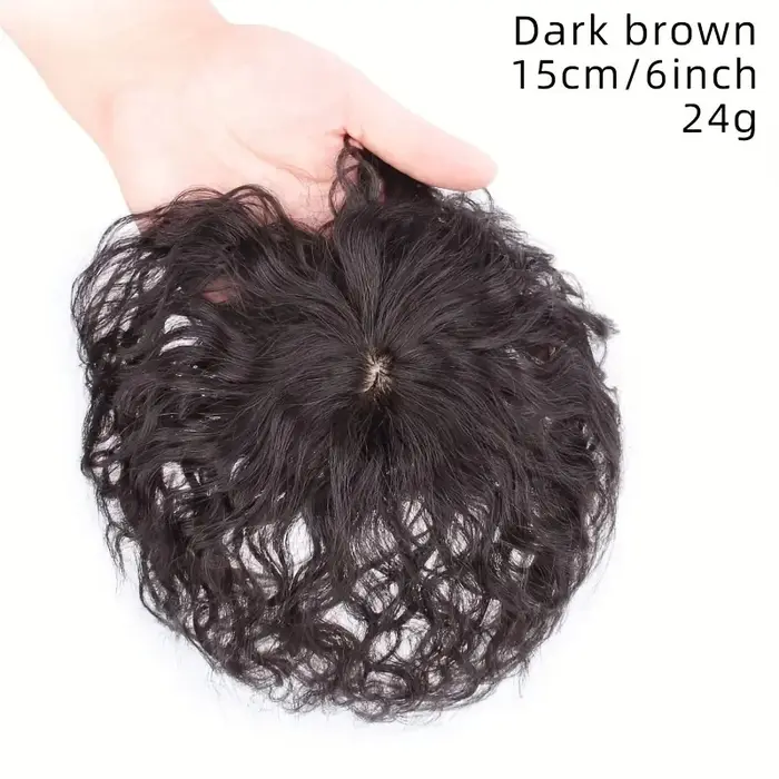 Topper de cheveux humains pour femmes