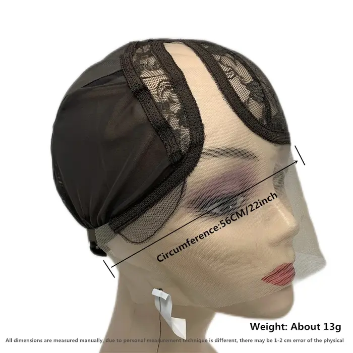 Bonnet filet à cheveux en forme de C pour perruque, casquette en maille
