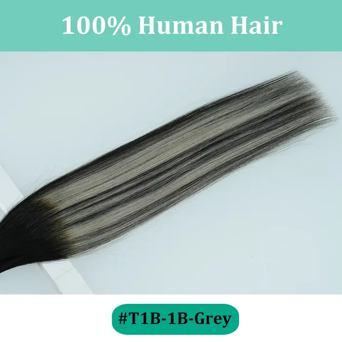 V Tip kératine russe Remy Extensions de cheveux VTip brun foncé blond 50/100 brins V conseils Fusion