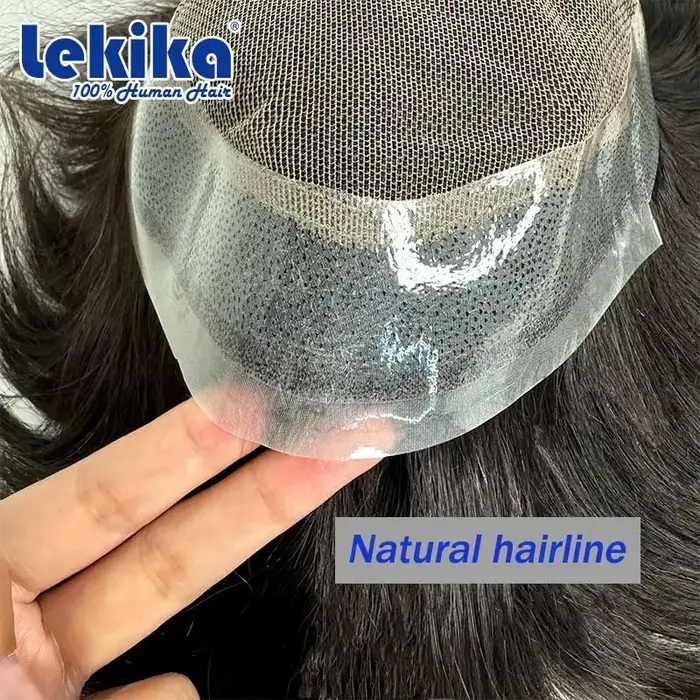 Australie Base dentelle Pu toupet hommes prothèse capillaire français dentelle perruque pour hommes 