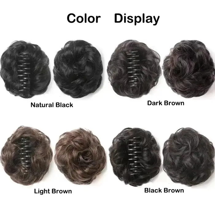 Sunslymei cheveux synthétiques Chignon pince à saisir